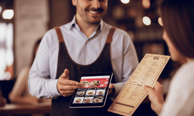 De menú de papel a herramienta de ventas