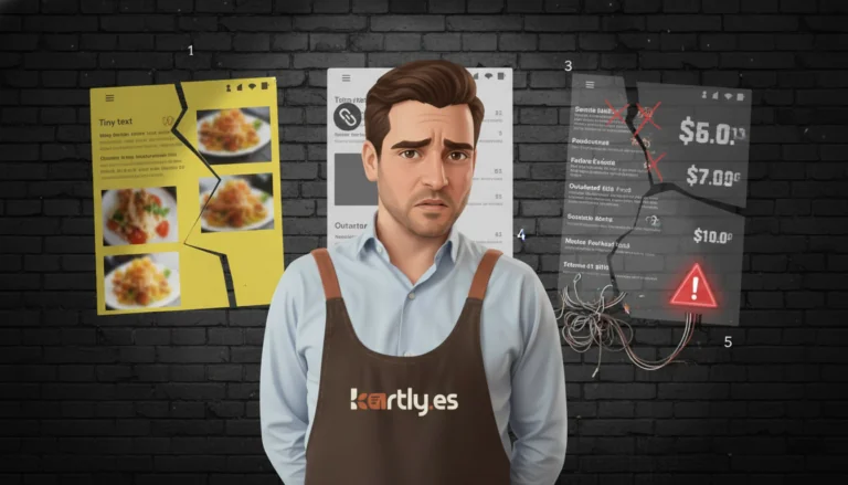 Los 5 errores que arruinan tu menú digital
